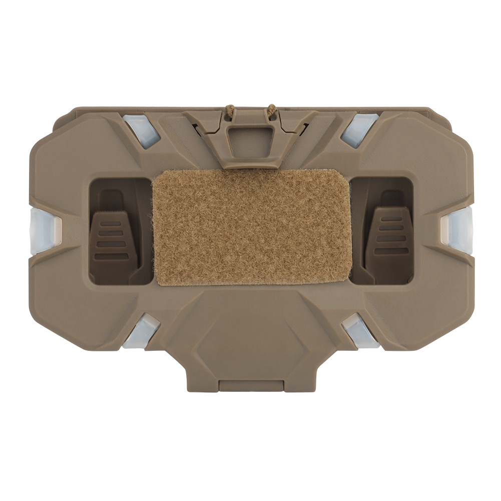 Кріплення для смартфона на плитоноску з системою Molle, колір койот.