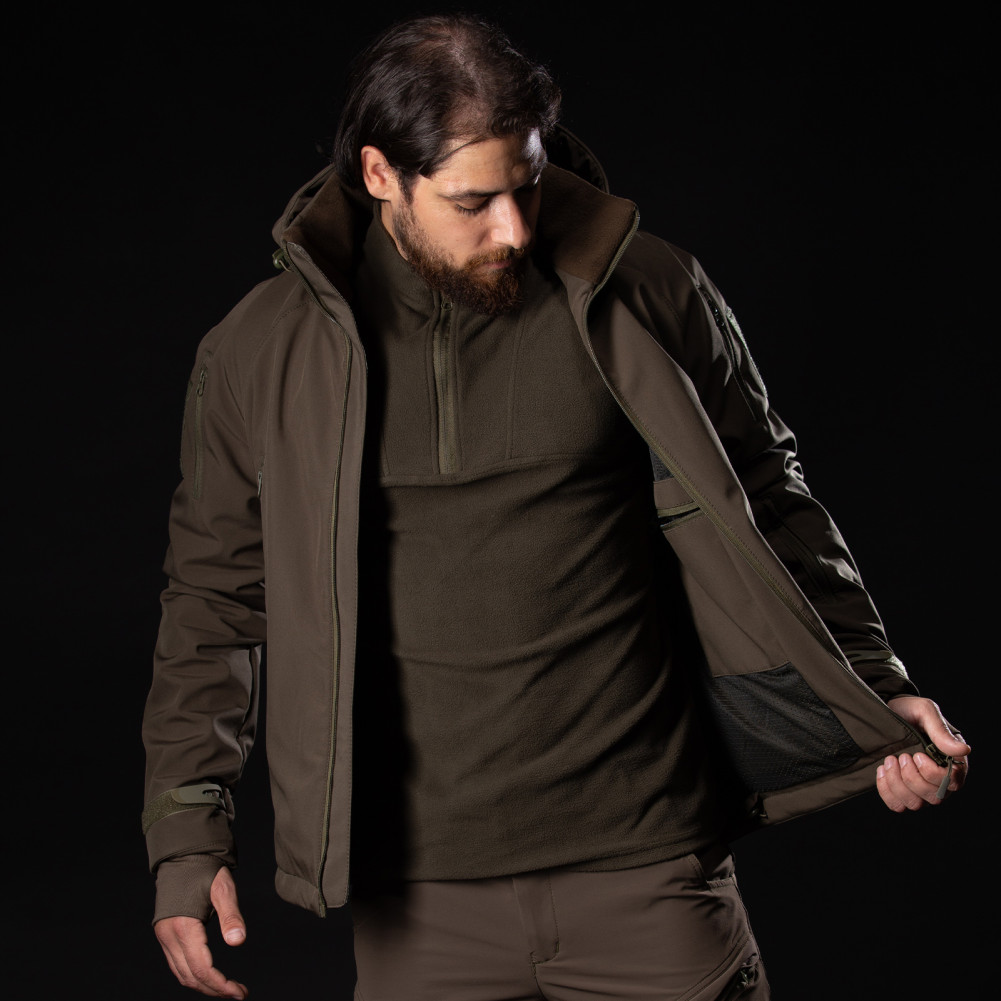 Куртка зимова тактична Hunter LTD SoftShell, Колір Оливковий