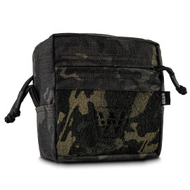 Powiększona kieszeń organizacyjna Elite z 2 komorami. Kolor Multicam Black USA