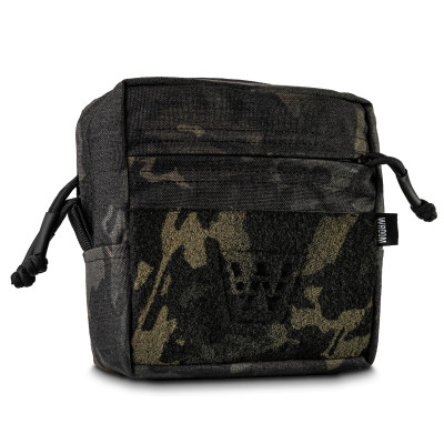 Powiększona kieszeń organizacyjna Elite z 2 komorami. Kolor Multicam Black USA