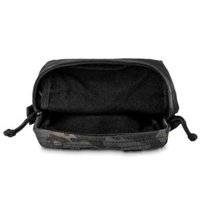 Powiększona kieszeń organizacyjna Elite z 2 komorami. Kolor Multicam Black USA