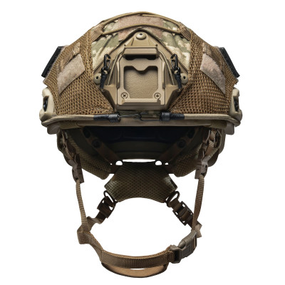 Ballistic Helmet (Combat Helmet) FAST NIJ IIIA Coyote with Pixel Cover