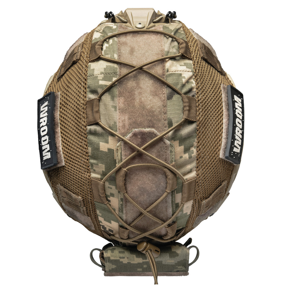 Ballistic Helmet (Combat Helmet) FAST NIJ IIIA Coyote with Pixel Cover