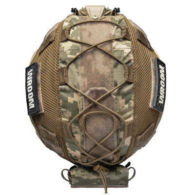 Ballistic Helmet (Combat Helmet) FAST NIJ IIIA Coyote with Pixel Cover