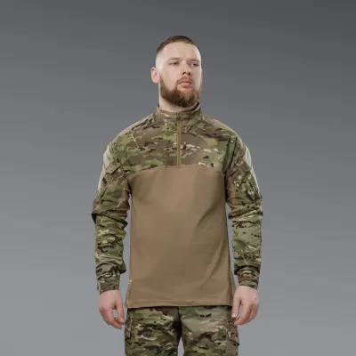 Комплект форми: убакс BattleSkin Regular та тактині штани Battlegear з наколіниками. Колір Мультикам