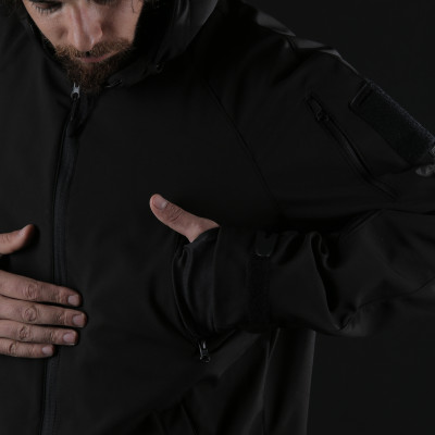 Куртка зимова тактична Hunter LTD SoftShell, Колір Чорний