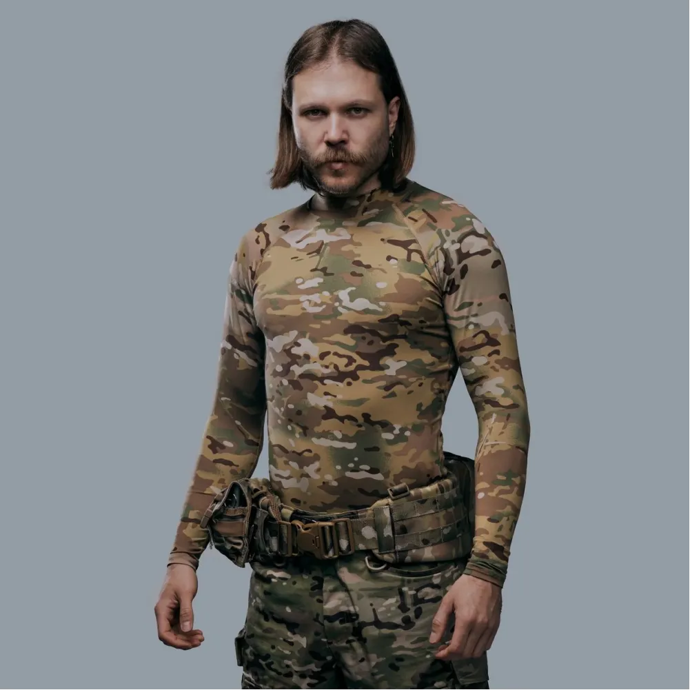 Рашгард тактичний WROOM. Колір Мультикам