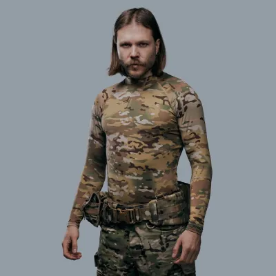 Рашгард тактичний WROOM. Колір Мультикам