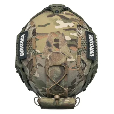 Kask kevlarowy SESTAN BUSCH MICH BK-ACH-HC ze zwiększoną ochroną z pokrowcem multikam. Kolor oliwkowy.