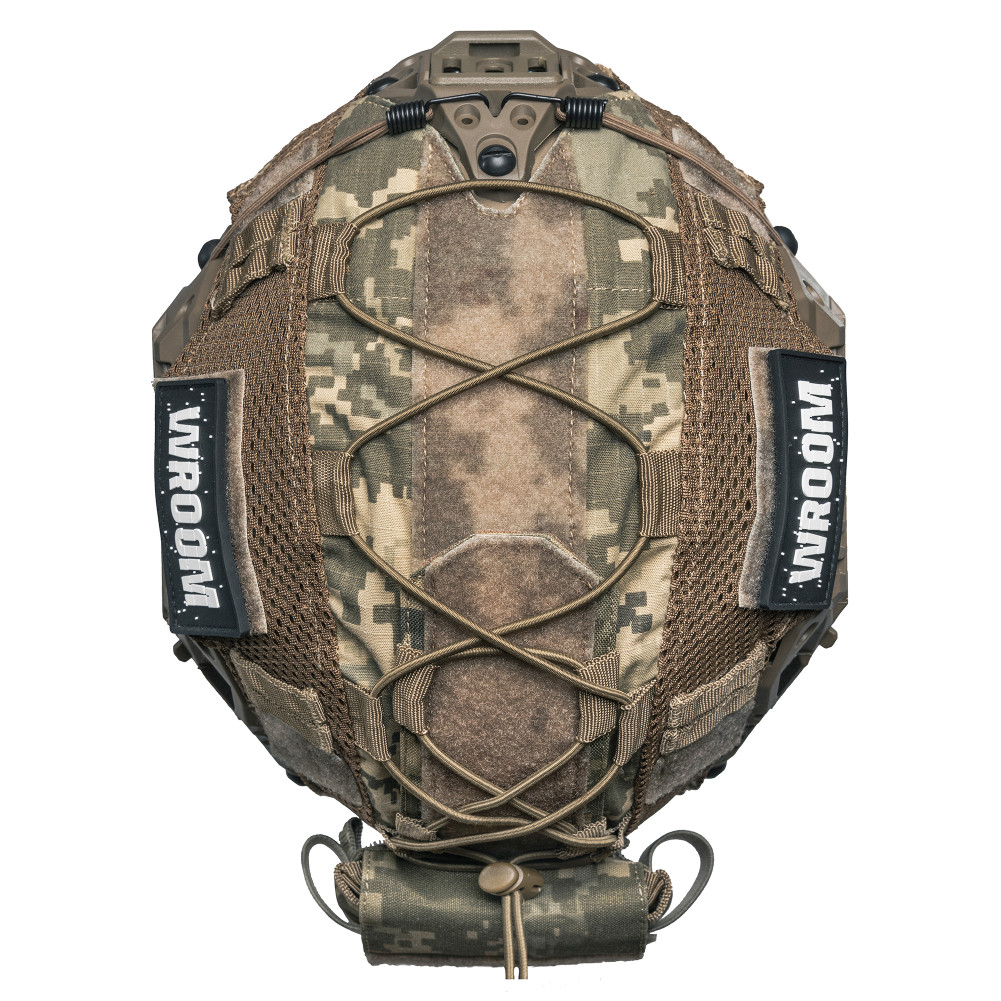 Балістичний шолом Sestan-Busch Helmet BK-ACH-HC койот з підвісною системою Cam-Fit + кавер піксель