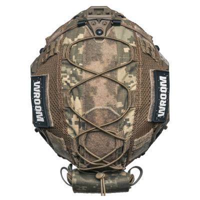 Балістичний шолом Sestan-Busch Helmet BK-ACH-HC койот з підвісною системою Cam-Fit + кавер піксель