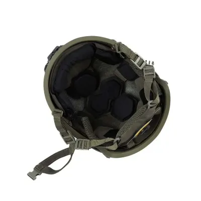 Lekki hełm taktyczny Lite GEN2 oliwkowy. Waga 1,05 kg.