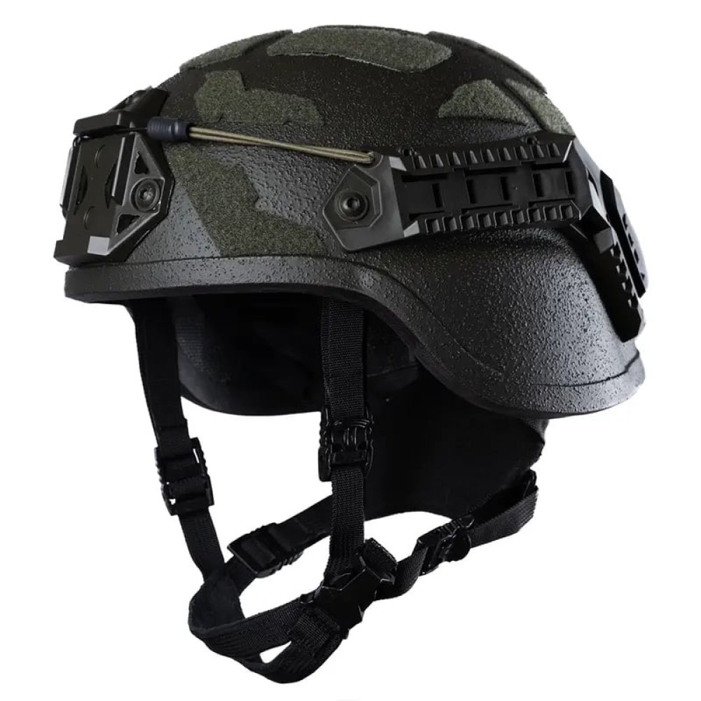 Kevlar Helmet Combatant MICH with ear protection. Color Olive