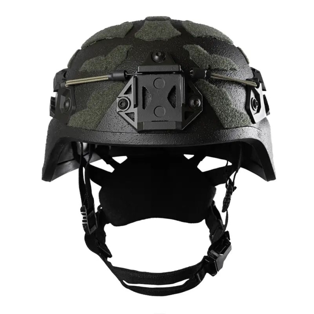 Kevlar Helmet Combatant MICH with ear protection. Color Olive