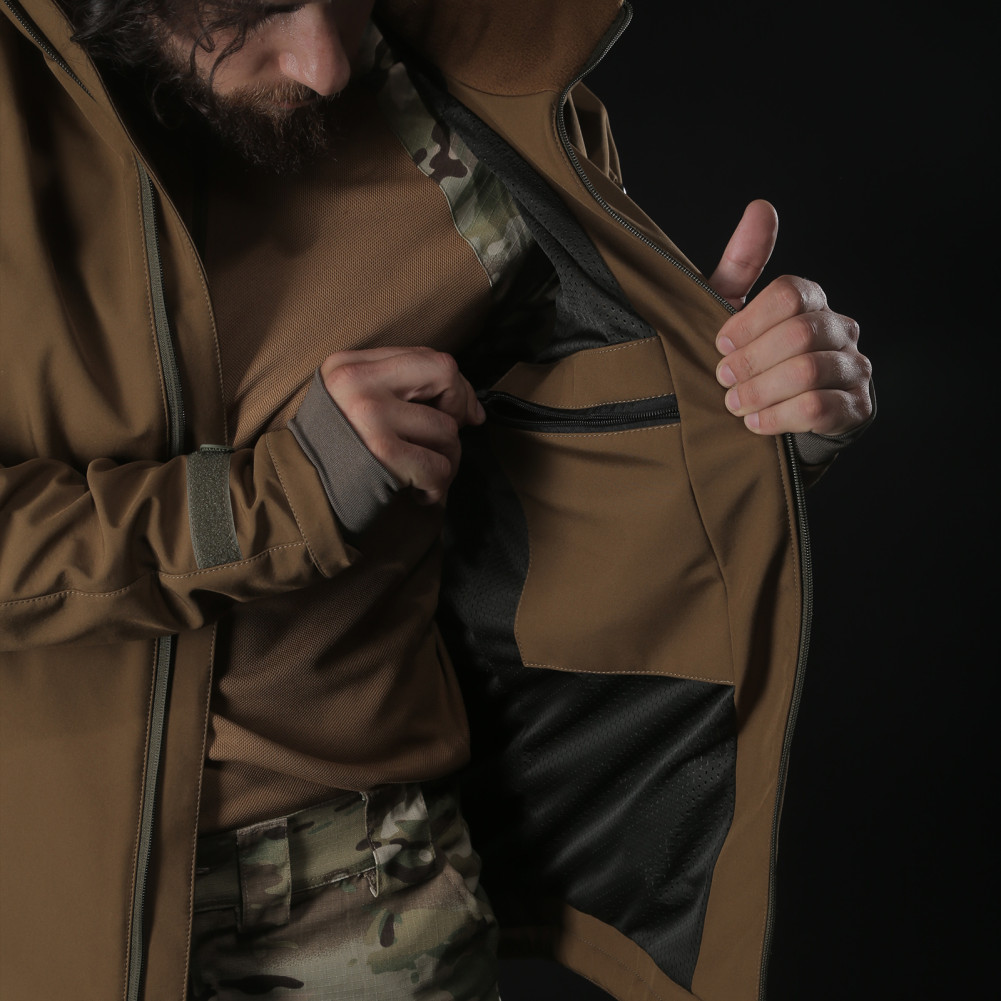 Куртка зимняя тактическая Hunter LTD SoftShell, Цвет Койот