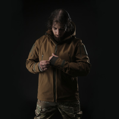 Куртка зимняя тактическая Hunter LTD SoftShell, Цвет Койот