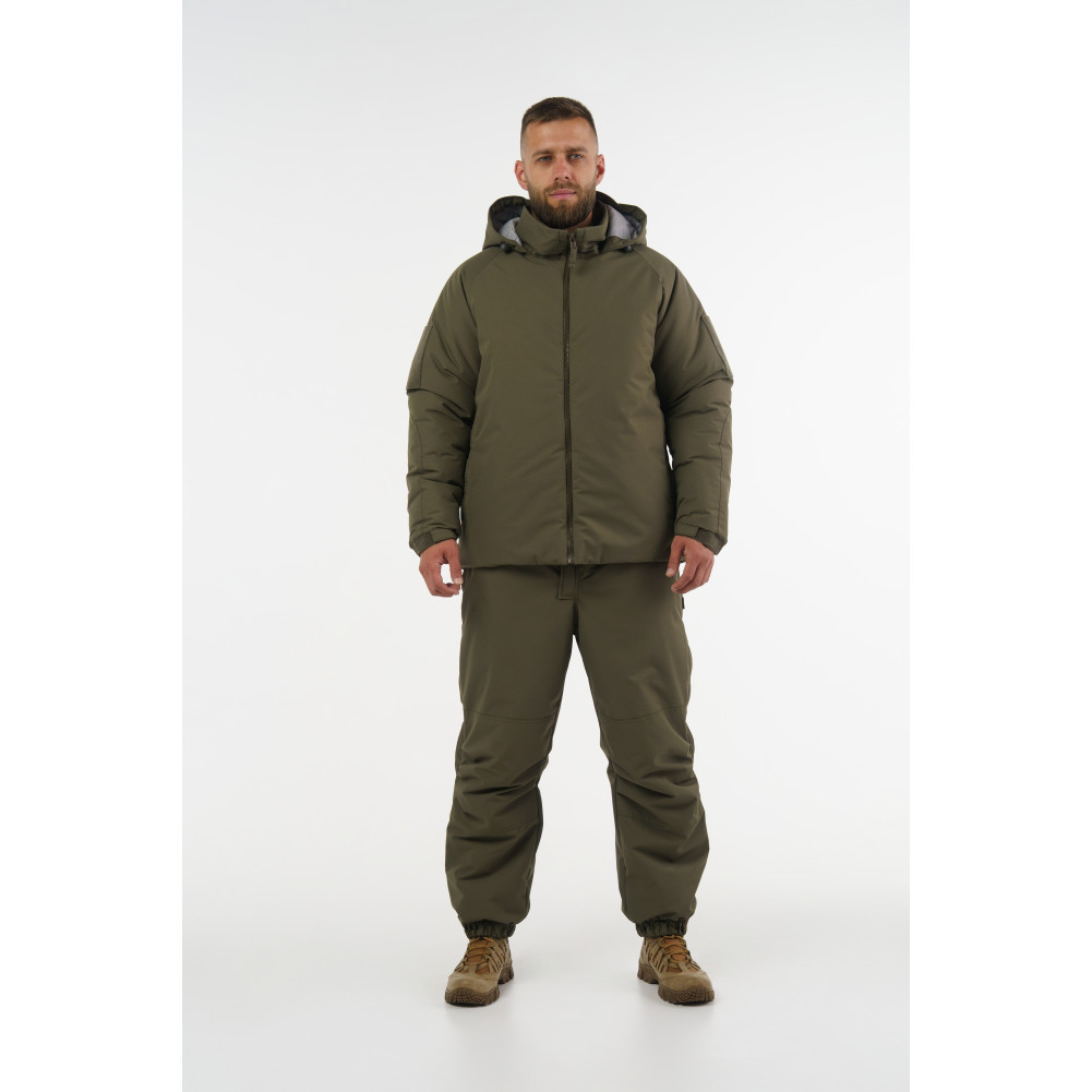 Комплект: Зимова куртка та штани GEN III level 7 AGB ECWCS. Колір Оливковий/Oliva.