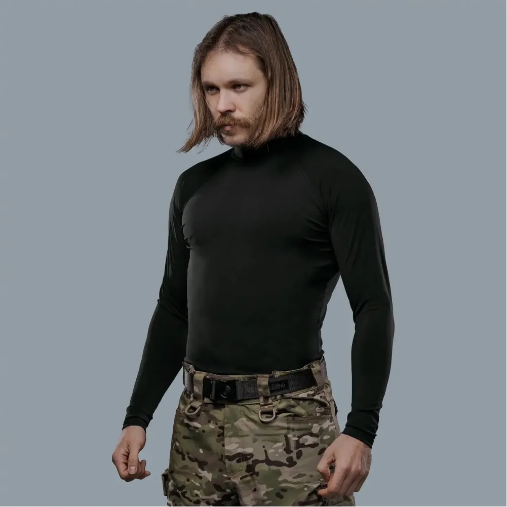 Рашгард тактичний WROOM. Колір Чорний