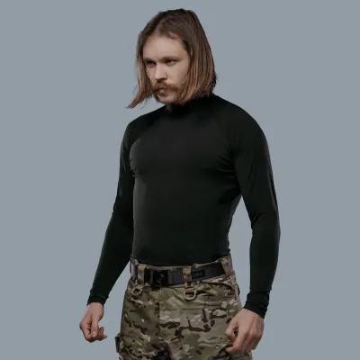 Рашгард тактичний WROOM. Колір Чорний