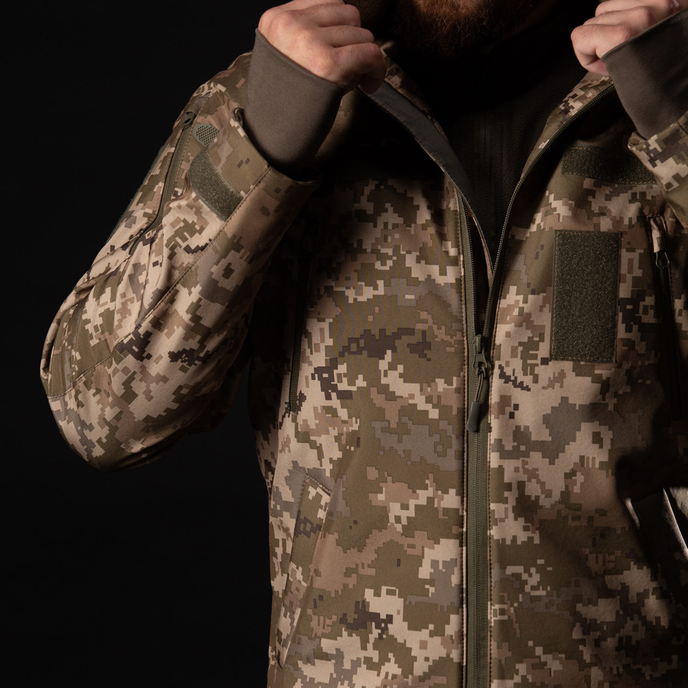 Tactical Winter Jacket Hunter LTD SoftShell, Color Pixel