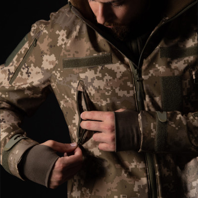 Tactical Winter Jacket Hunter LTD SoftShell, Color Pixel