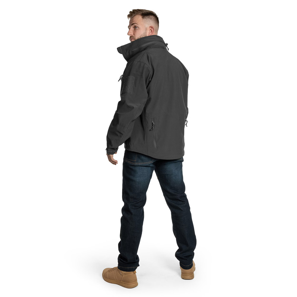 Куртка тактична Helikon Gunfighter Softshell Shark Skin Windblocker. Колір Чорний