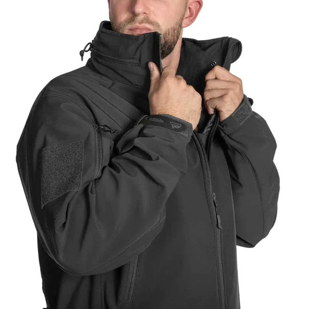 Куртка тактична Helikon Gunfighter Softshell Shark Skin Windblocker. Колір Чорний