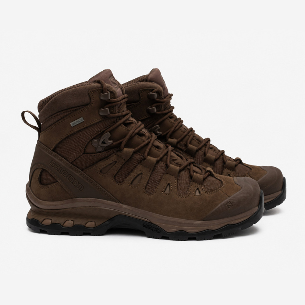 Тактические ботинки Salomon Quest 4D Forces 2. Цвет Коричневые