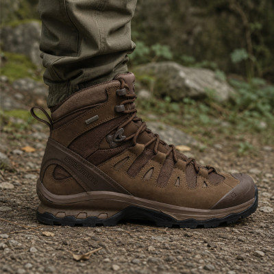 Тактические ботинки Salomon Quest 4D Forces 2. Цвет Коричневые