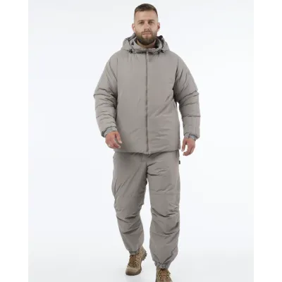 Комплект: Зимова куртка та штани GEN III level 7 AGB ECWCS. Колір Сірий/Gray.