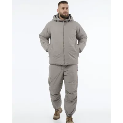 Комплект: Зимова куртка та штани GEN III level 7 AGB ECWCS. Колір Сірий/Gray.