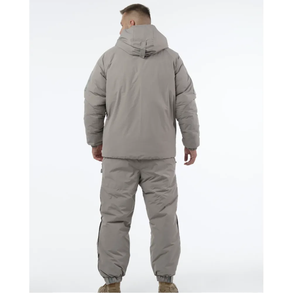 Комплект: Зимова куртка та штани GEN III level 7 AGB ECWCS. Колір Сірий/Gray.