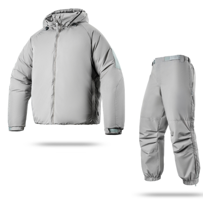 Комплект: Зимова куртка та штани GEN III level 7 AGB ECWCS. Колір Сірий/Gray.