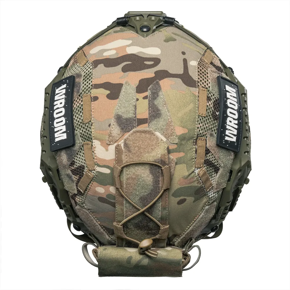 Кевларовий шолом SESTAN BUSCH MID CUT BK-ACH-HC із збільшеним захистом з кавером мультикам. Колір Оливковий