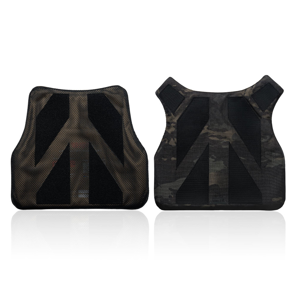 Upgraded GHOST GEN5 PRO V2+ plate carrier with Class 2 ballistic protection. Color Multicam Black USA
