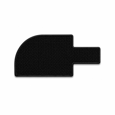 PVC Patch "THE UB" Pink Background (Black Text)