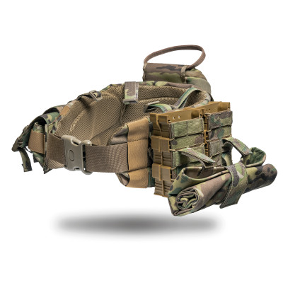 Neptun V3+ soft load-bearing belt with Class 2 ballistic protection, Color Multicam