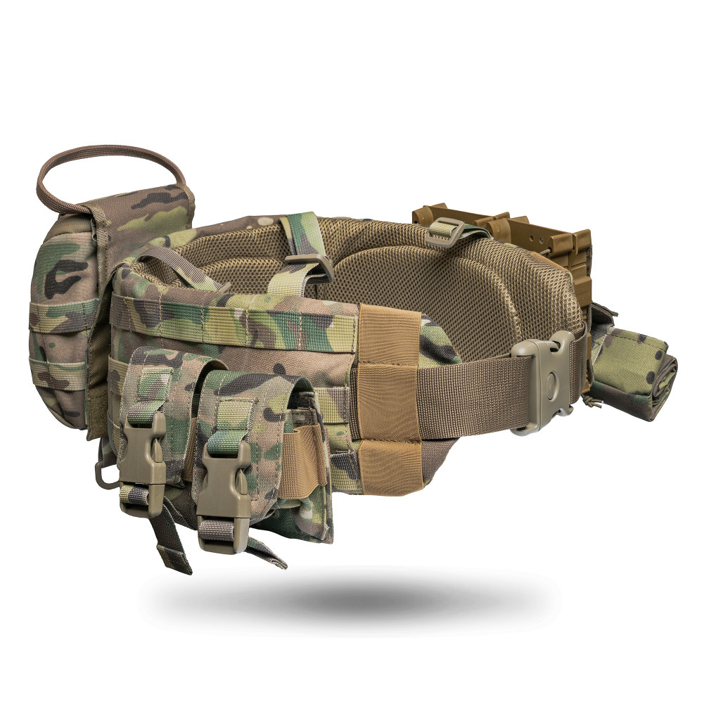 Neptun V3+ soft load-bearing belt with Class 2 ballistic protection, Color Multicam