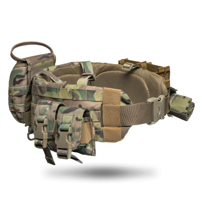 Neptun V3+ soft load-bearing belt with Class 2 ballistic protection, Color Multicam