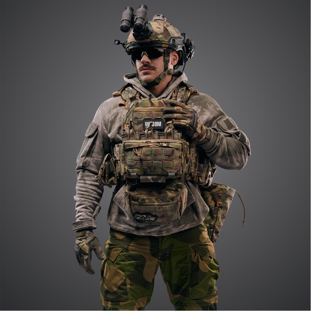 Ghost Performance V2 Plate Carrier Set with RPS and Level 1 Ballistic Protection. Color Multicam