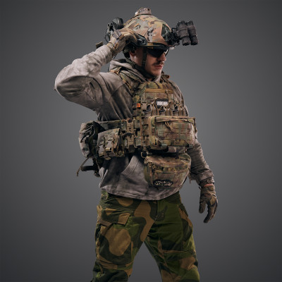 Ghost Performance V2 Plate Carrier Set with RPS and Level 1 Ballistic Protection. Color Multicam