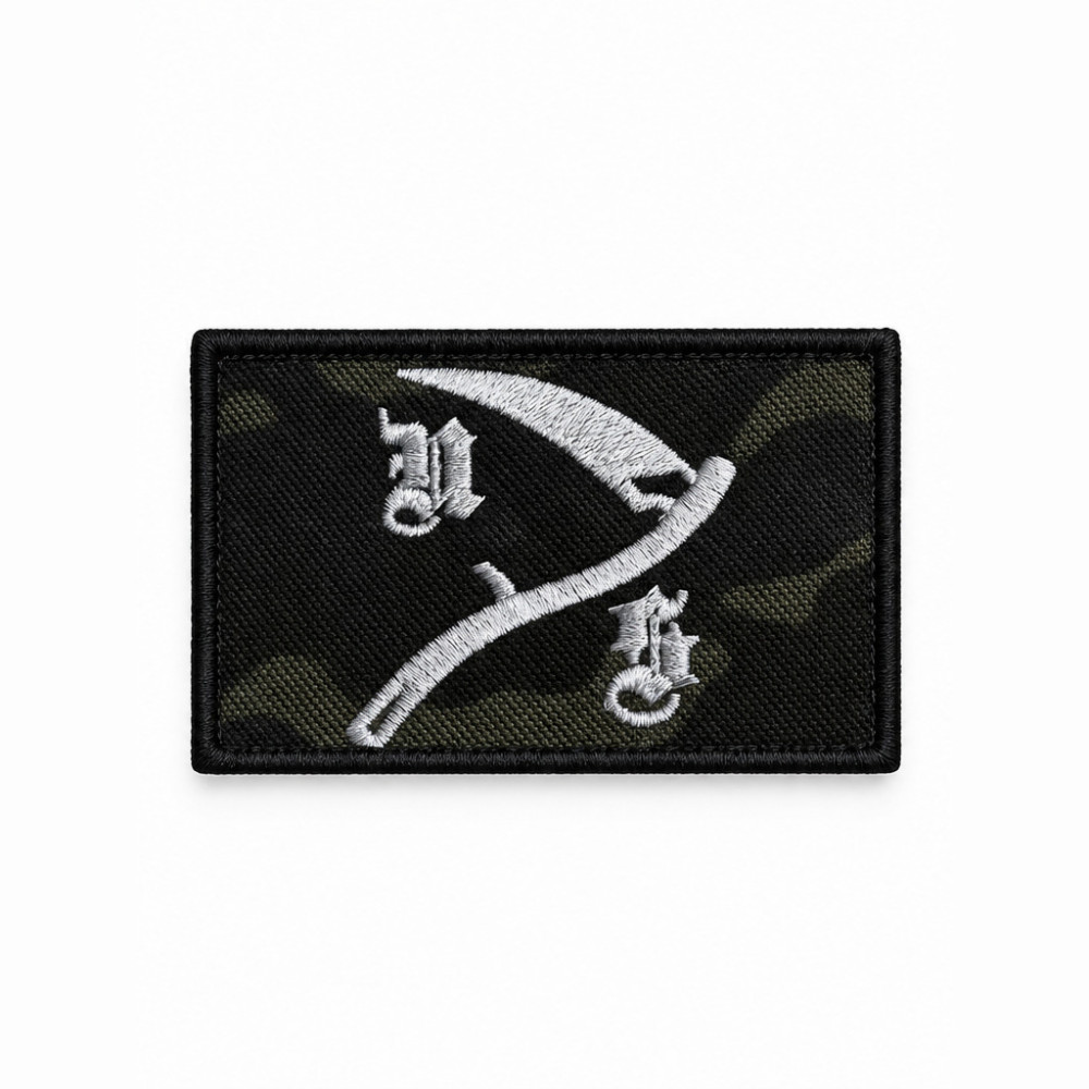 Haftowana naszywka "NS Multicam Black"