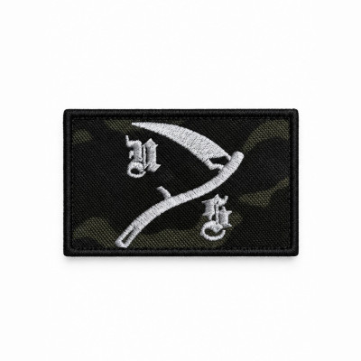 Вышитый патч "NS Multicam Black"