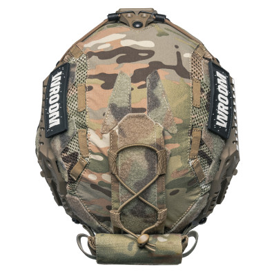Кевларовый шлем SESTAN BUSCH MID CUT BK-ACH-HC с увеличенной защитой с кавером мультикам. Цвет Койот