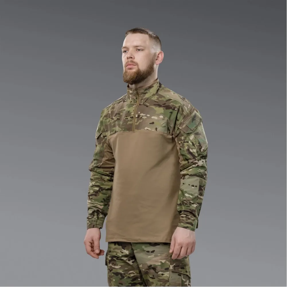 Убакс, тактична сорочка BattleSkin Regular. Колір Мультикам. 