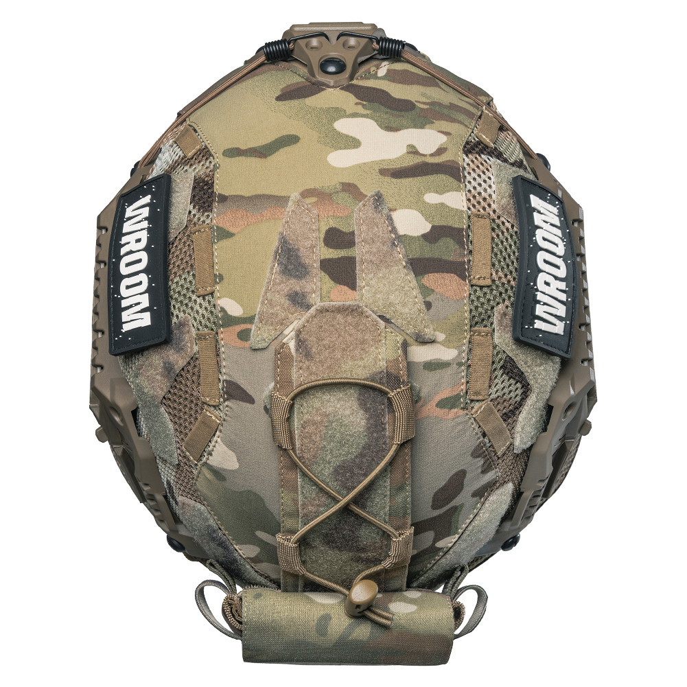 Kevlarowy kask SESTAN BUSCH MICH BK-ACH-HC ze zwiększoną ochroną z pokrowcem multikam. Kolor Coyote