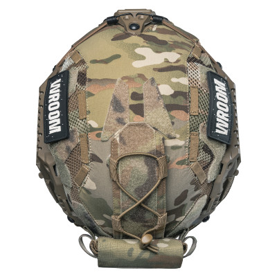 Kevlarowy kask SESTAN BUSCH MICH BK-ACH-HC ze zwiększoną ochroną z pokrowcem multikam. Kolor Coyote