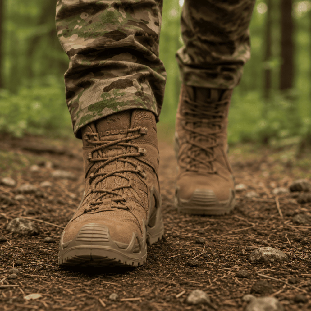 Tactical boots Lowa Zephyr MK2 GTX MID TF Coyote OP. Color: Coyote