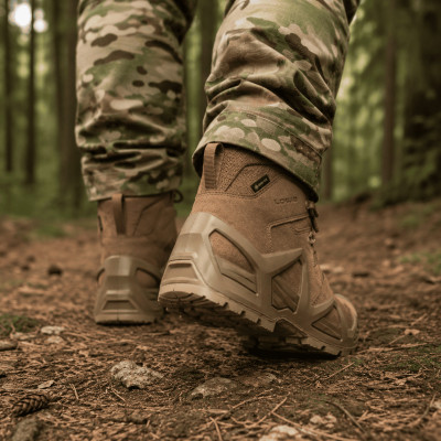 Tactical boots Lowa Zephyr MK2 GTX MID TF Coyote OP. Color: Coyote