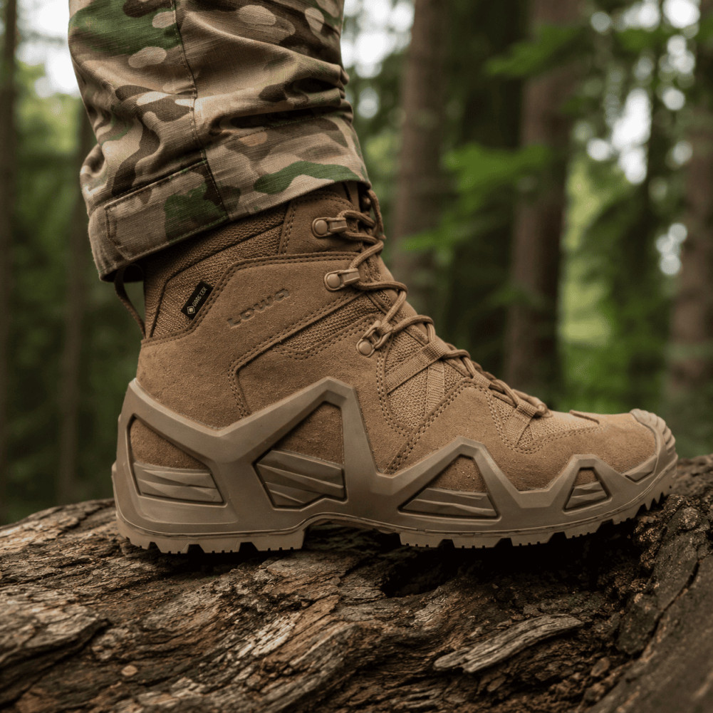 Tactical boots Lowa Zephyr MK2 GTX MID TF Coyote OP. Color: Coyote